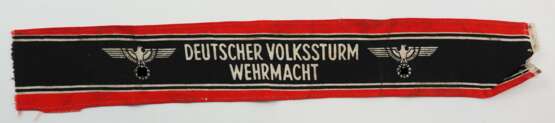 Armbinde "Deutscher Volksturm Wehrmacht". - фото 1