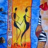 Африка 3 Холст Масляные краски Мифологическая живопись 2011 г. - фото 1