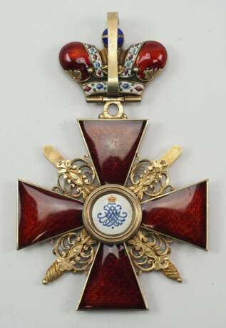 Russland: Orden der hl. Anna, 2. Modell (1810-1917), 1. Klasse Kleinod mit Krone und Schwertern. - Foto 4
