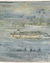 Falko Behrendt (Torgelow (Mecklenburg-Vorpommern) 1951). Morgendliche Überfahrt.