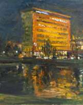 André Krigar (Berlin 1952). Kiel bei Nacht.