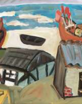 Oskar Manigk (Berlin 1934). Am Strand der Ostsee.