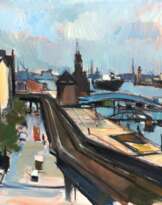 Rolf Böhlig (Hamburg 1904 - Hamburg 1979). Hamburg, Johannisbollwerk.