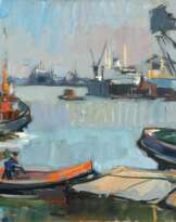 Rolf Böhlig (Hamburg 1904 - Hamburg 1979). Hamburger Hafen.