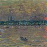 Ernst Eitner (Hamburg 1867 - Hamburg 1955). Sonnenuntergang über der Binnenalster. - фото 1