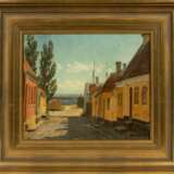 Anton Nissen (Tondern 1866 - Rinkenis 1934). Fischerhäuser in Schleswig-Holm. - фото 2