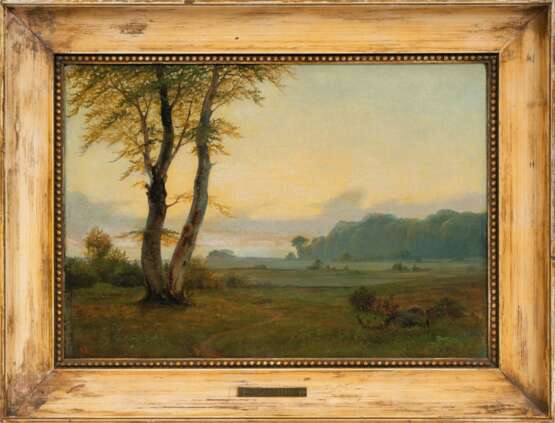Louis Gurlitt (Altona 1812 - Naundorf 1897). Norddeutsche Landschaft. - photo 2