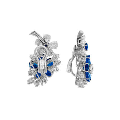 BULGARI SAPPHIRE AND DIAMOND EARRINGS - Foto 3