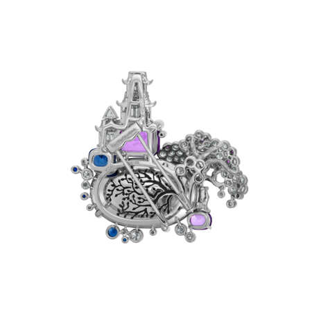 VAN CLEEF & ARPELS MULTI-GEM AND DIAMOND `LES JARDINS` BROOCH - photo 4