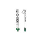 CARTIER DIAMOND, EMERALD AND ONYX `PANTH&#200;RE DE CARTIER` EARRINGS - photo 3