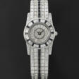 SOVEL S&T, WHITE GOLD, DIAMOND AND SAPPHIRE-SET WRISTWATCH - Prix ​​des enchères