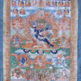 THANGKA, YAMANTAKA, GERAHMT - фото 1