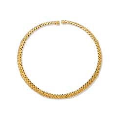 TIFFANY & CO. GOLD TORC NECKLACE