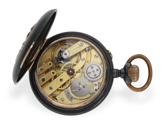 Taschenuhr: feine Präzisionstaschenuhr, vermutlich Schuluhr Cesar Courvoisier, 1878 - photo 2