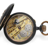 Taschenuhr: feine Präzisionstaschenuhr, vermutlich Schuluhr Cesar Courvoisier, 1878 - Foto 2
