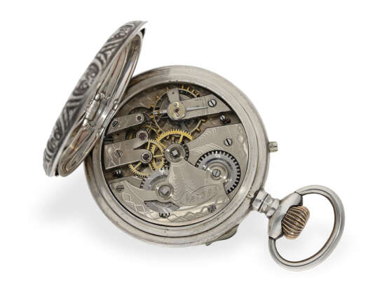 Technisch interessante Taschenuhr mit zwei Zeitzonen, Chronometermacher Bröcking in Hamburg, ca.1900 - фото 2