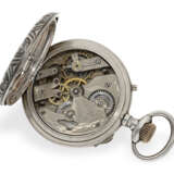 Technisch interessante Taschenuhr mit zwei Zeitzonen, Chronometermacher Bröcking in Hamburg, ca.1900 - photo 2