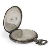 Taschenuhr: seltene silberne Freimaurer-Taschenuhr, um 1900 - фото 4