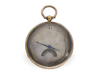 Taschenuhr: technisch interessante und seltene Lepine mit springender Stunde und retrograder Sekunde, ca. 1820