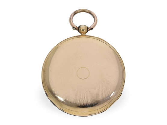 Taschenuhr: technisch interessante und seltene Lepine mit springender Stunde und retrograder Sekunde, ca. 1820 - фото 4