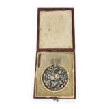 Taschenuhr: ausgesprochen schöne Lepine mit Emaillegehäuse, Originalschlüssel und Originalbox, ca. 1820 - photo 6