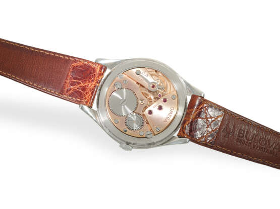 Armbanduhr: oversize Herrenuhr, Edelstahl, Omega Ref.2505-18, ca.1950 - фото 2
