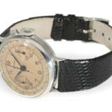 Armbanduhr: früher Stahl-Chronograph mit 2-tone-dial, Alpina, 30iger-Jahre - фото 5
