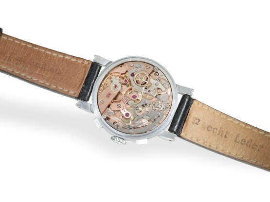 Armbanduhr: markanter "oversize" Chronograph, um 1950, Invicta "Incastar" Valjoux 22 - фото 2