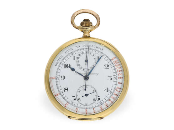 Taschenuhr: hochfeiner Ärzte-Chronograph, um 1910, Chronometro Escasany Buenos Aires - photo 1