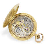 Taschenuhr: hochfeiner Ärzte-Chronograph, um 1910, Chronometro Escasany Buenos Aires - photo 3