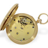 Taschenuhr: technisch interessante Goldsavonnette "Independent Centre-Seconds", London 1873 - photo 2