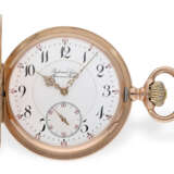 Taschenuhr: rotgoldene Savonnette, hochwertiges Ankerchronometer, Audemars Freres Geneve, ca.1905 - Foto 1