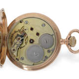 Taschenuhr: rotgoldene Savonnette, hochwertiges Ankerchronometer, Audemars Freres Geneve, ca.1905 - Foto 2