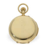 Taschenuhr: schwere Goldsavonnette mit Minutenrepetition, Le Roy London No.1371 - photo 7