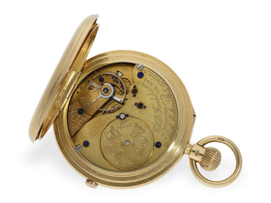 Taschenuhr: extrem schwere Präzisionstaschenuhr mit Chronograph, Charles Frodsham No. 09854, ca.1859 - photo 2