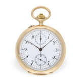 Taschenuhr: schweres Henry Moser Ankerchronometer mit Chronograph und Zähler, ca. 1910 - Foto 1