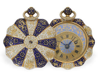 Taschenuhr: exquisite und sehr rare Gold/Emailleuhr für das osmanische Reich, Genf ca. 1820
