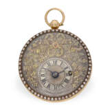 Taschenuhr: außergewöhnlich schöne Lepine mit Gold/Emaillegehäuse und Perlenbesatz, Alliez, Bachelard & Terond Geneve - photo 2