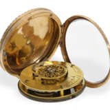 Taschenuhr: außergewöhnlich schöne Lepine mit Gold/Emaillegehäuse und Perlenbesatz, Alliez, Bachelard & Terond Geneve - фото 5