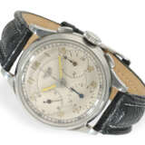 Armbanduhr: früher, großer vintage Heuer Chronograph, Valjoux 22, 40er-Jahre - photo 2