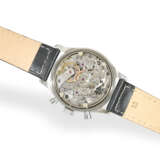 Armbanduhr: attraktiver Stahl-Chronograph, Minerva um 1950, sehr guter Zustand - photo 2