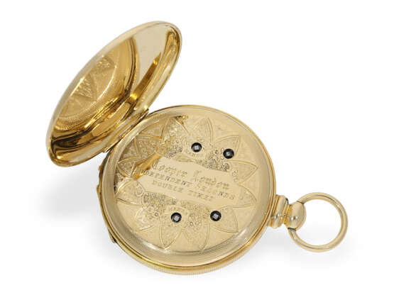 Taschenuhr: hochfeine Lepine mit zwei Zeitzonen und Seconde Morte, Cooper London um 1825 - фото 3