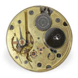 Taschenuhr: äußerst seltenes Chronometerwerk, vermutlich Schuluhr, möglicherweise Glashütte, um 1930 - photo 2