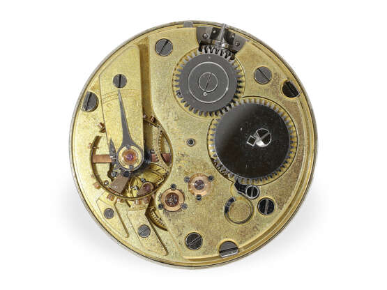 Taschenuhr: äußerst seltenes Chronometerwerk, vermutlich Schuluhr, möglicherweise Glashütte, um 1930 - фото 2