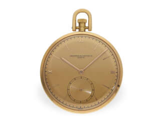 Taschenuhr: Vacheron & Constantin Frackuhr von herausragender Qualität, ca. 1946