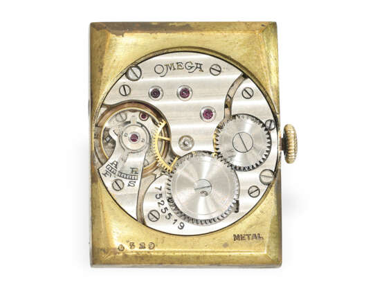 Armbanduhr: Omega Rarität, große Art déco Herrenuhr von 1931 mit Omega-Zertifikat - фото 2