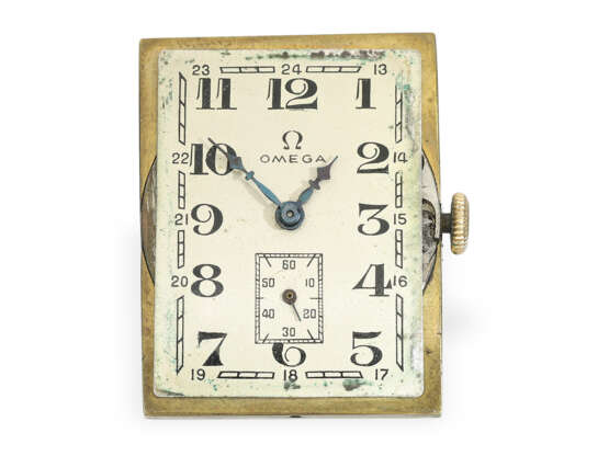 Armbanduhr: Omega Rarität, große Art déco Herrenuhr von 1931 mit Omega-Zertifikat - Foto 5
