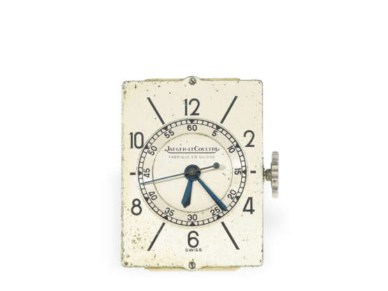 Armbanduhr: frühe Jaeger Le Coultre mit Zentralsekunde, Stahl, ca. 1930 - Foto 5