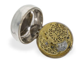 Taschenuhr: frühe englische Sackuhr von 1736, William Camden London