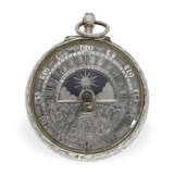Frühe astronomische Spindeluhr mit Tag-/Nachtanzeige und retrograder Stunde, Robert Nelson ca.1690 - Foto 4